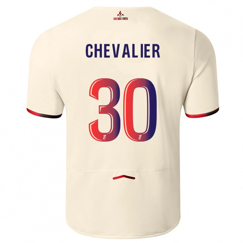Danxen Pánské Lucas Chevalier #30 Špinavě Bílá Červená Daleko Hráčské Dresy 2025/26 Dres