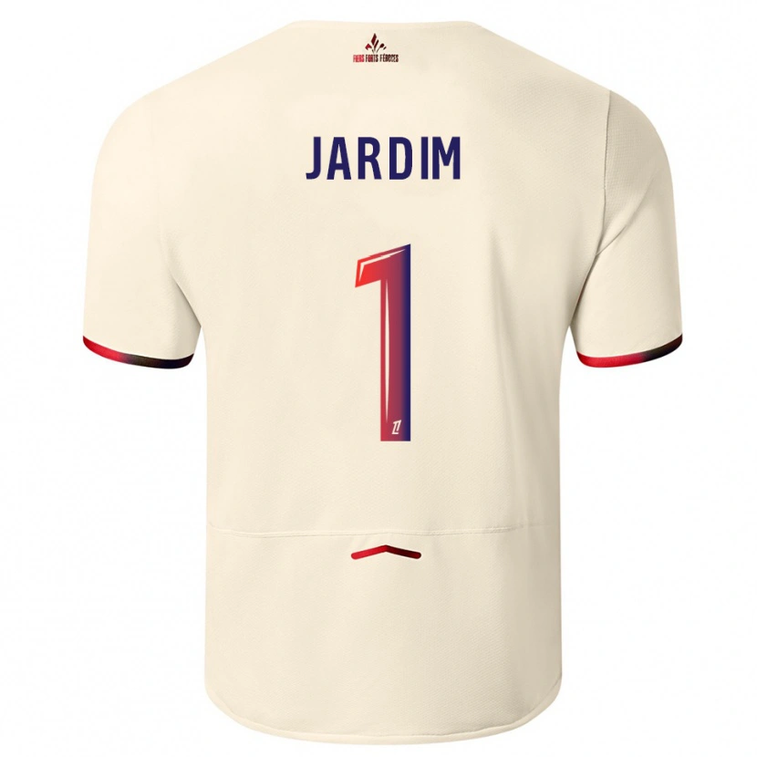 Danxen Pánské Leo Jardim #1 Špinavě Bílá Červená Daleko Hráčské Dresy 2025/26 Dres