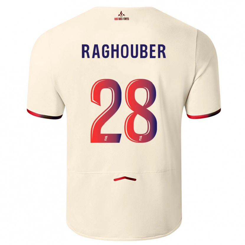 Danxen Pánské Ugo Raghouber #28 Špinavě Bílá Červená Daleko Hráčské Dresy 2025/26 Dres