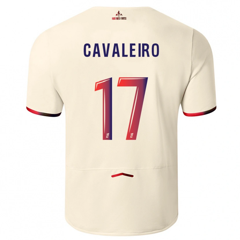 Danxen Pánské Ivan Cavaleiro #17 Špinavě Bílá Červená Daleko Hráčské Dresy 2025/26 Dres