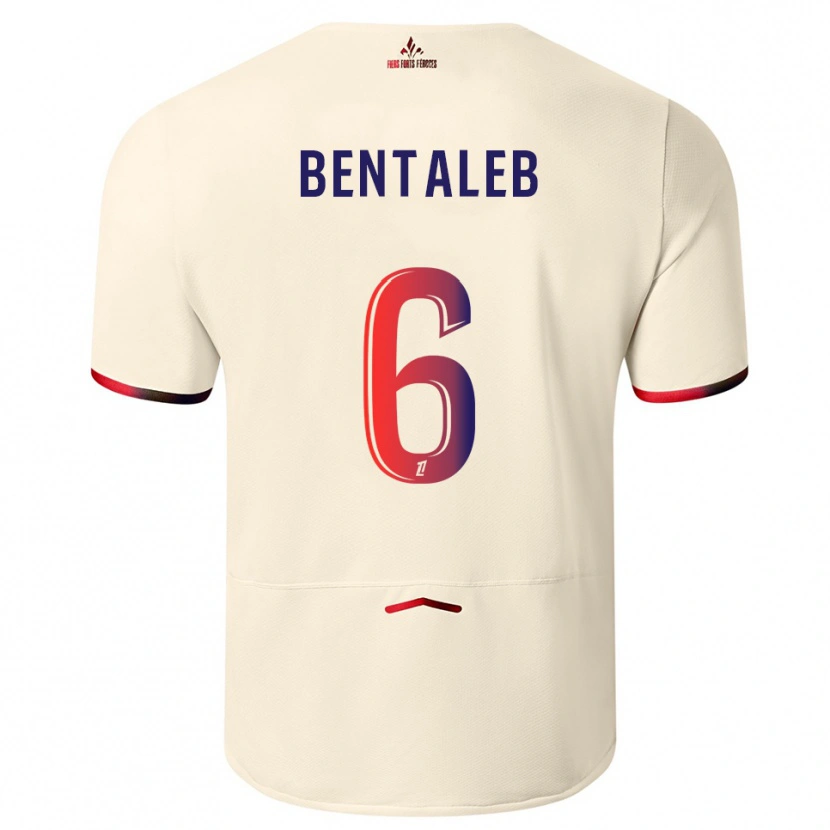 Danxen Pánské Nabil Bentaleb #6 Špinavě Bílá Červená Daleko Hráčské Dresy 2025/26 Dres