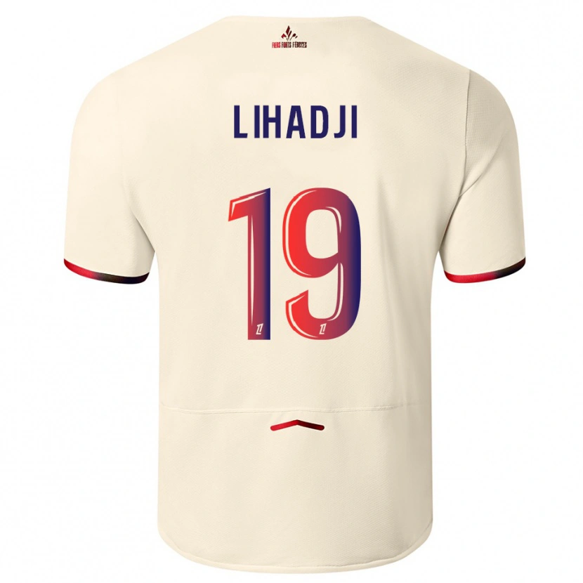 Danxen Pánské Isaac Lihadji #19 Špinavě Bílá Červená Daleko Hráčské Dresy 2025/26 Dres