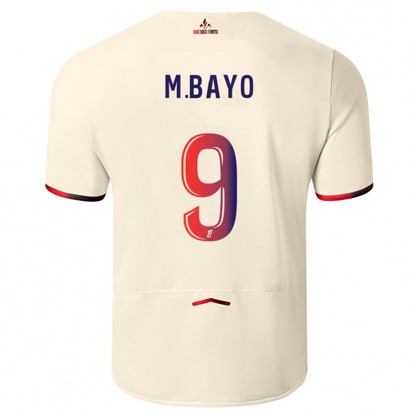 Danxen Pánské Mohamed Bayo #9 Špinavě Bílá Červená Daleko Hráčské Dresy 2025/26 Dres