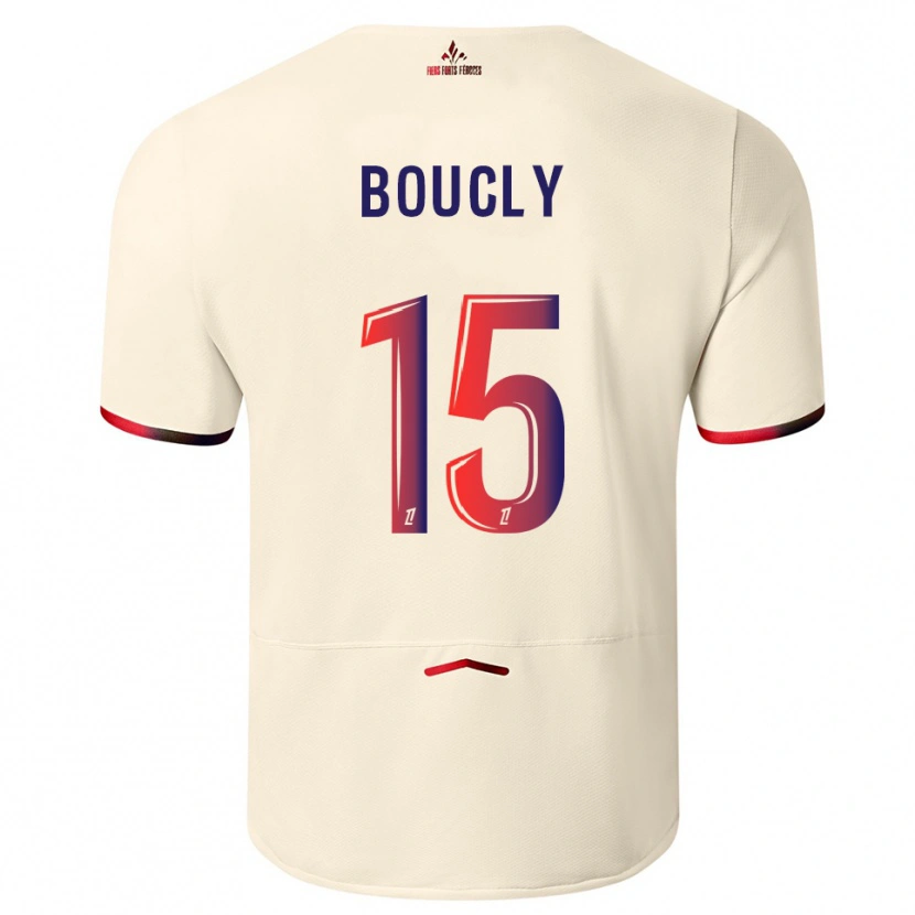 Danxen Pánské Maite Boucly #15 Špinavě Bílá Červená Daleko Hráčské Dresy 2025/26 Dres