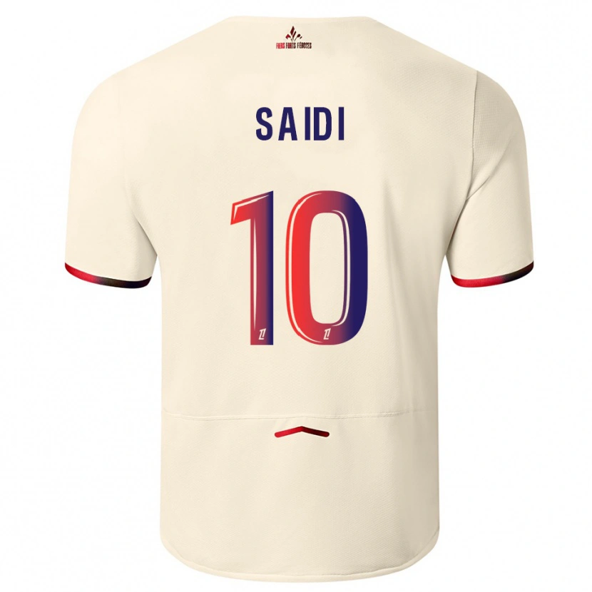 Danxen Pánské Rachel Saidi #10 Špinavě Bílá Červená Daleko Hráčské Dresy 2025/26 Dres