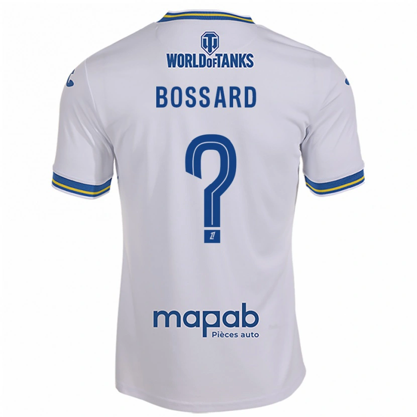 Danxen Pánské Léo Bossard #0 Bílá Nebesky Modrá Daleko Hráčské Dresy 2025/26 Dres