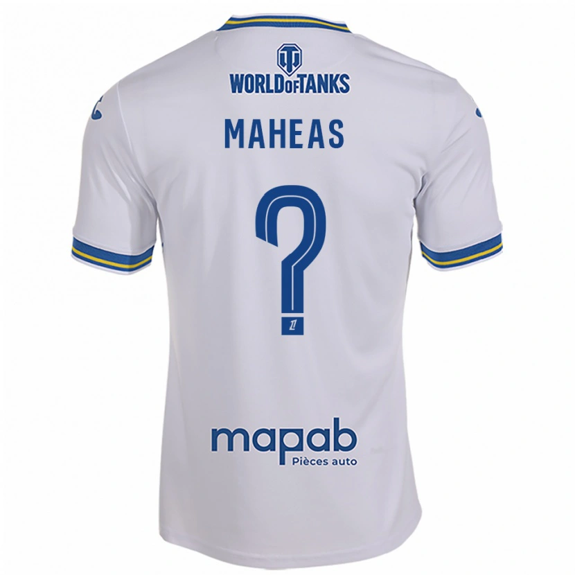 Danxen Pánské Paul Maheas #0 Bílá Nebesky Modrá Daleko Hráčské Dresy 2025/26 Dres