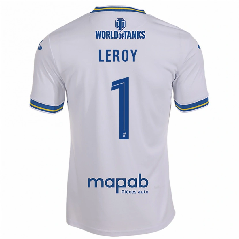 Danxen Pánské Benjamin Leroy #1 Bílá Nebesky Modrá Daleko Hráčské Dresy 2025/26 Dres