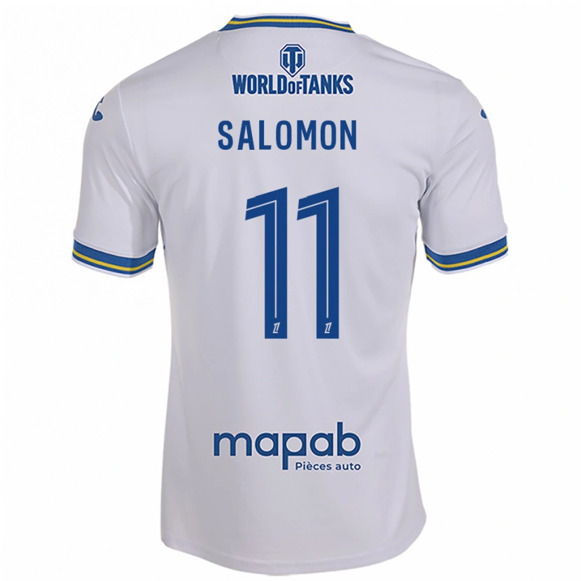 Danxen Pánské Enzo Salomon #11 Bílá Nebesky Modrá Daleko Hráčské Dresy 2025/26 Dres