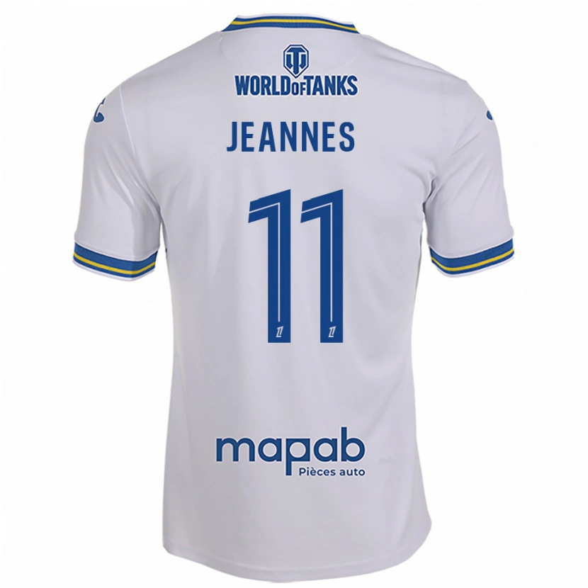 Danxen Pánské Justine Jeannes #11 Bílá Nebesky Modrá Daleko Hráčské Dresy 2025/26 Dres