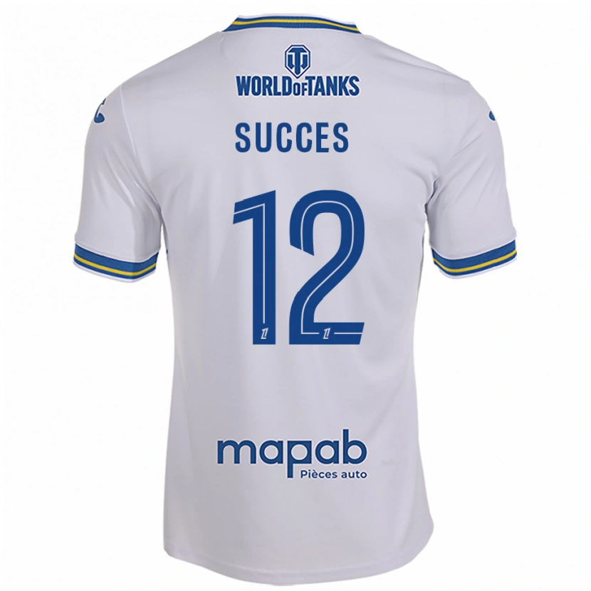 Danxen Pánské Elrich Succes #12 Bílá Nebesky Modrá Daleko Hráčské Dresy 2025/26 Dres