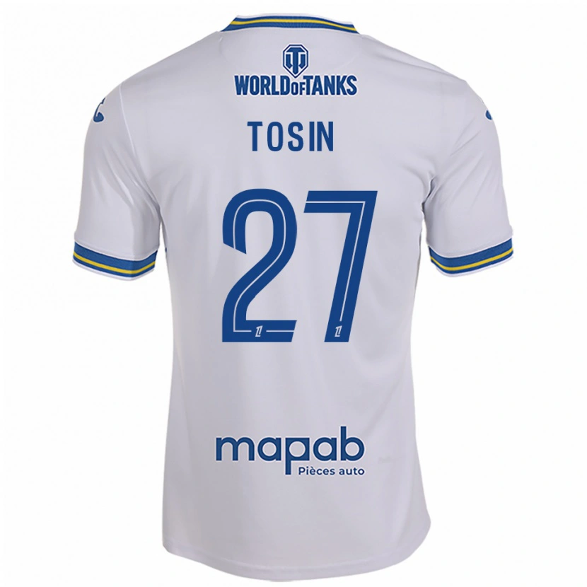Danxen Pánské Aiyegun Tosin #27 Bílá Nebesky Modrá Daleko Hráčské Dresy 2025/26 Dres