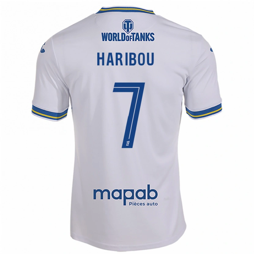 Danxen Pánské Samir Haribou #7 Bílá Nebesky Modrá Daleko Hráčské Dresy 2025/26 Dres