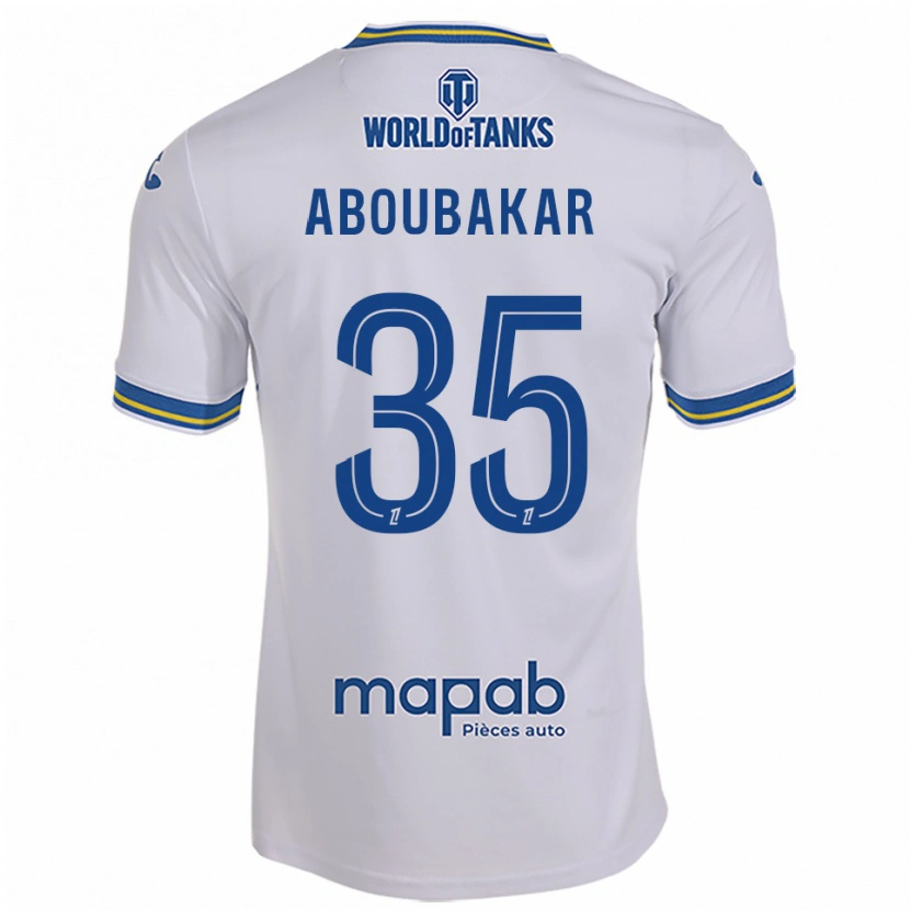 Danxen Pánské Siddick Aboubakar #35 Bílá Nebesky Modrá Daleko Hráčské Dresy 2025/26 Dres