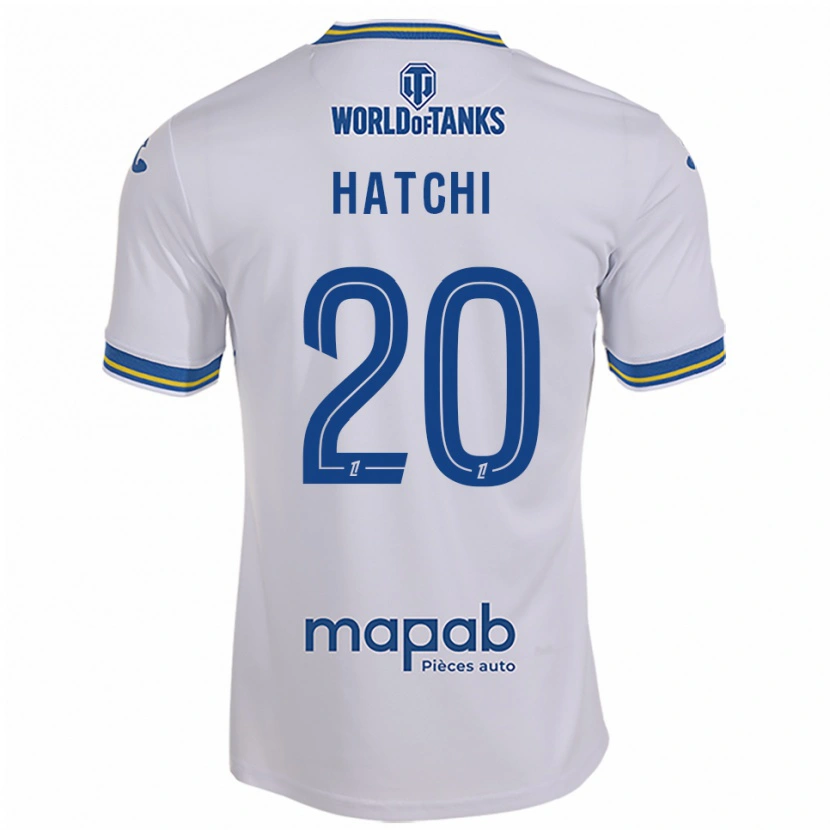 Danxen Pánské Jérémy Hatchi #20 Bílá Nebesky Modrá Daleko Hráčské Dresy 2025/26 Dres