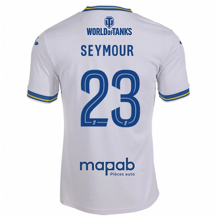 Danxen Pánské Brice Seymour #23 Bílá Nebesky Modrá Daleko Hráčské Dresy 2025/26 Dres