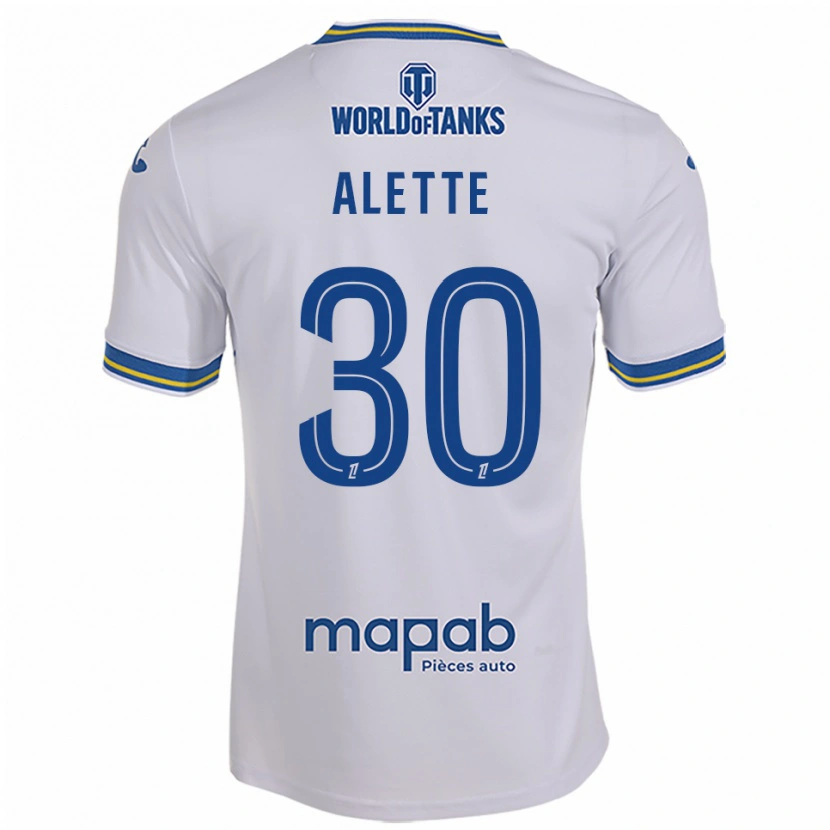 Danxen Pánské Gaël Alette #30 Bílá Nebesky Modrá Daleko Hráčské Dresy 2025/26 Dres