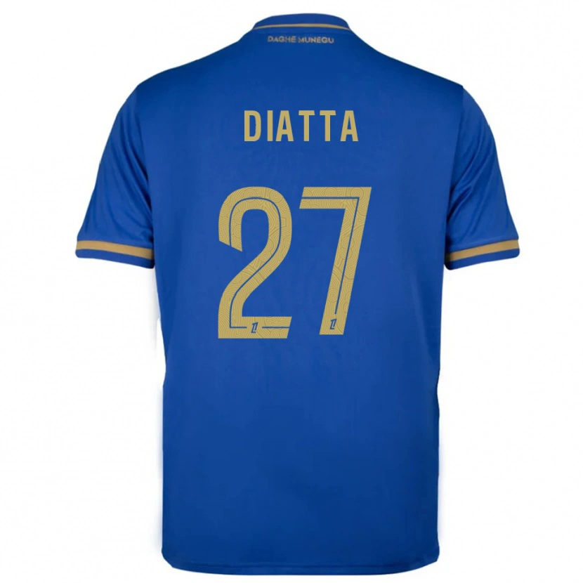 Danxen Pánské Krépin Diatta #27 Modrá Zlatá Daleko Hráčské Dresy 2025/26 Dres