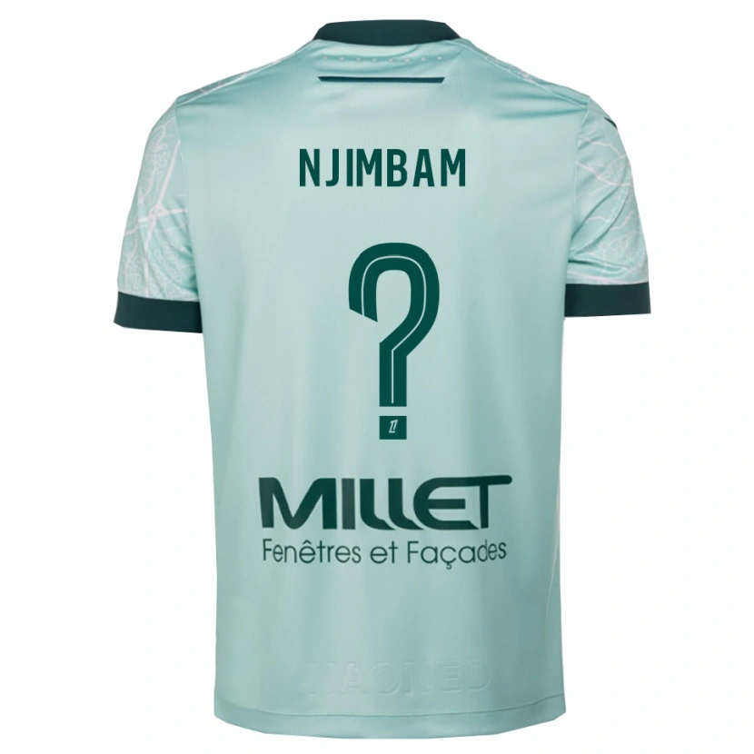 Danxen Pánské Junior Njimbam #0 Zelená Bílá Daleko Hráčské Dresy 2025/26 Dres