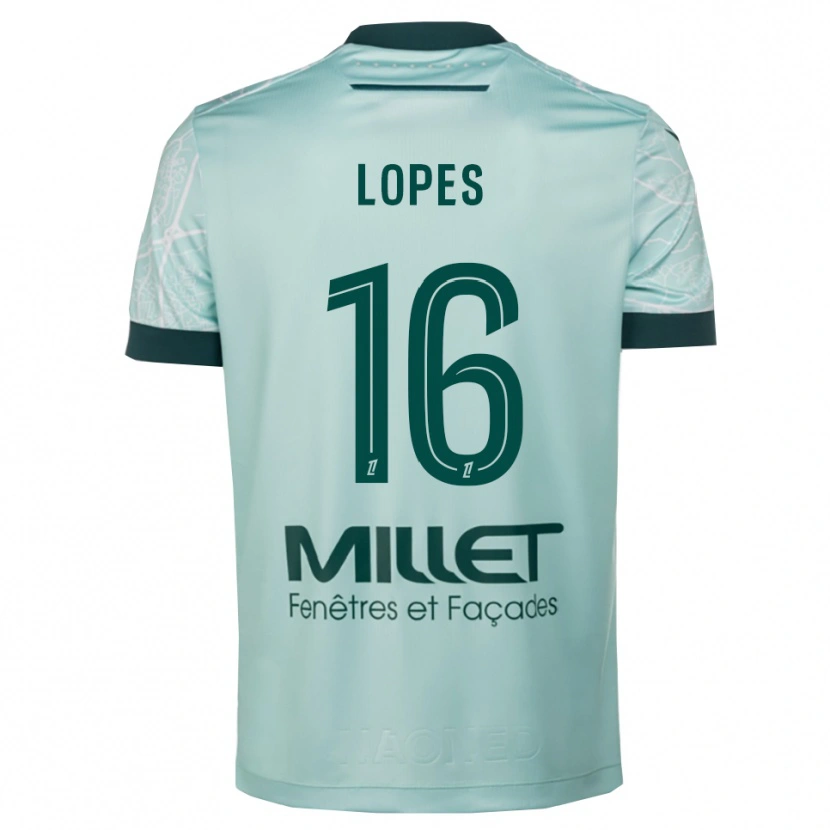 Danxen Pánské Anthony Lopes #16 Zelená Bílá Daleko Hráčské Dresy 2025/26 Dres