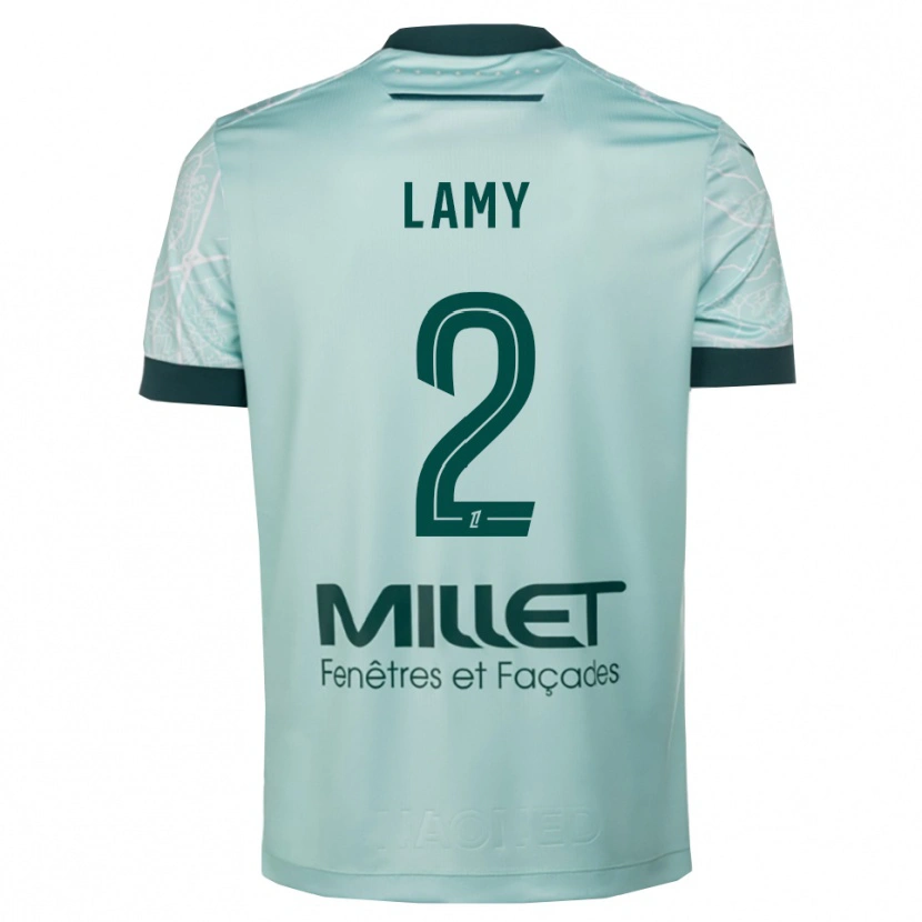 Danxen Pánské Hugo Lamy #2 Zelená Bílá Daleko Hráčské Dresy 2025/26 Dres