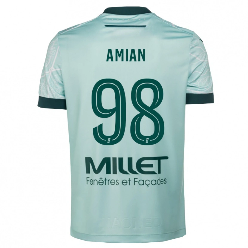 Danxen Pánské Kelvin Amian #98 Zelená Bílá Daleko Hráčské Dresy 2025/26 Dres