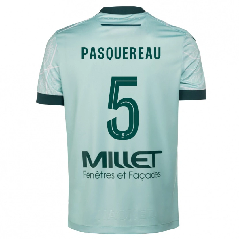 Danxen Pánské Julie Pasquereau #5 Zelená Bílá Daleko Hráčské Dresy 2025/26 Dres