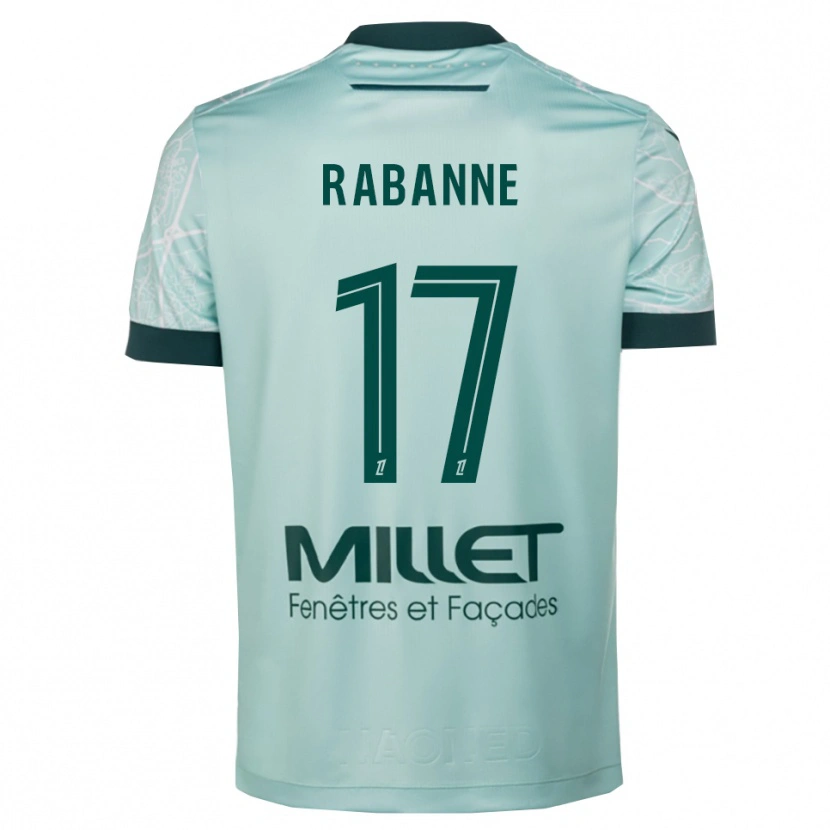 Danxen Pánské Julie Rabanne #17 Zelená Bílá Daleko Hráčské Dresy 2025/26 Dres
