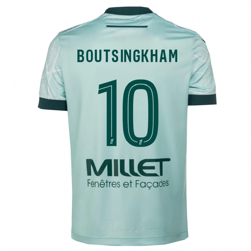 Danxen Pánské Hugo Boutsingkham #10 Zelená Bílá Daleko Hráčské Dresy 2025/26 Dres