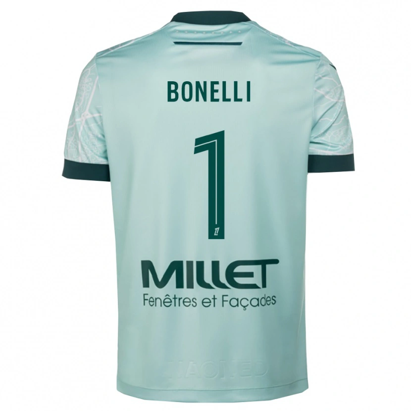 Danxen Pánské Lucas Bonelli #1 Zelená Bílá Daleko Hráčské Dresy 2025/26 Dres