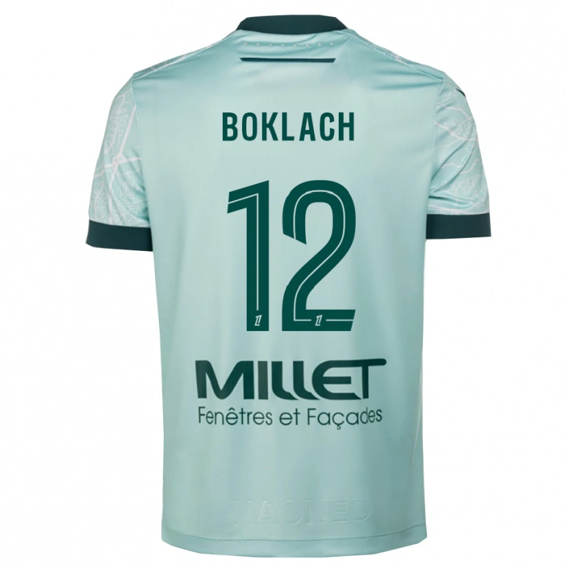 Danxen Pánské Kateryna Boklach #12 Zelená Bílá Daleko Hráčské Dresy 2025/26 Dres