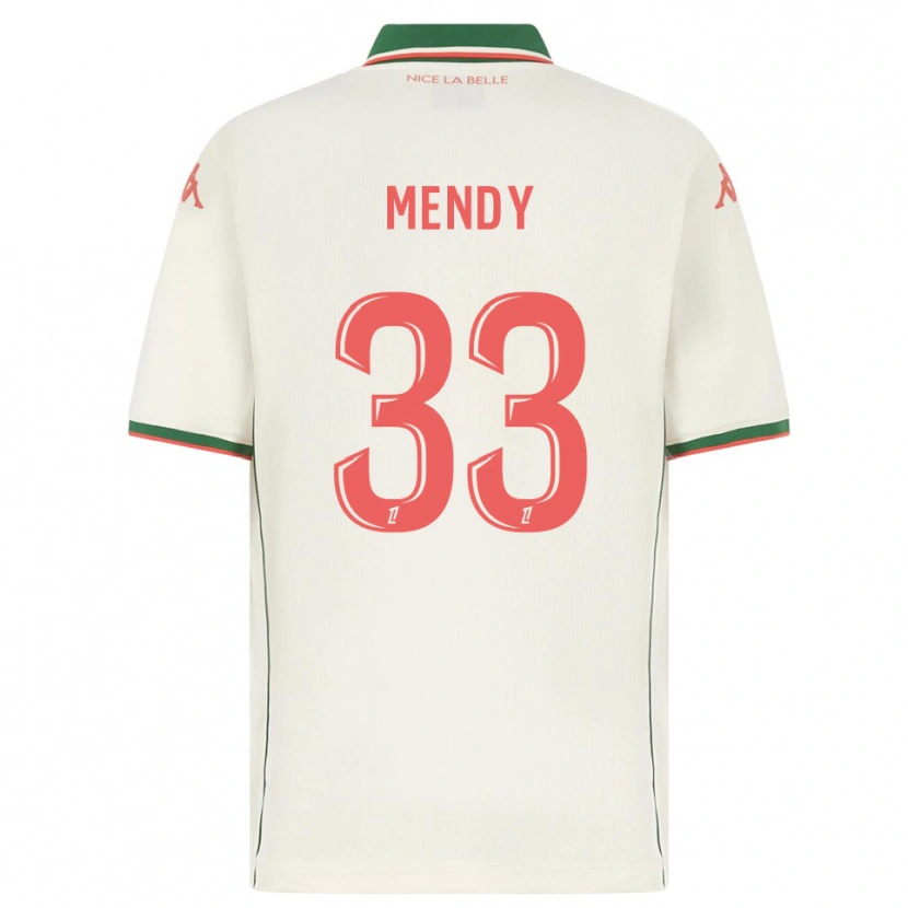 Danxen Pánské Antoine Mendy #33 Bílá Zelená Daleko Hráčské Dresy 2025/26 Dres