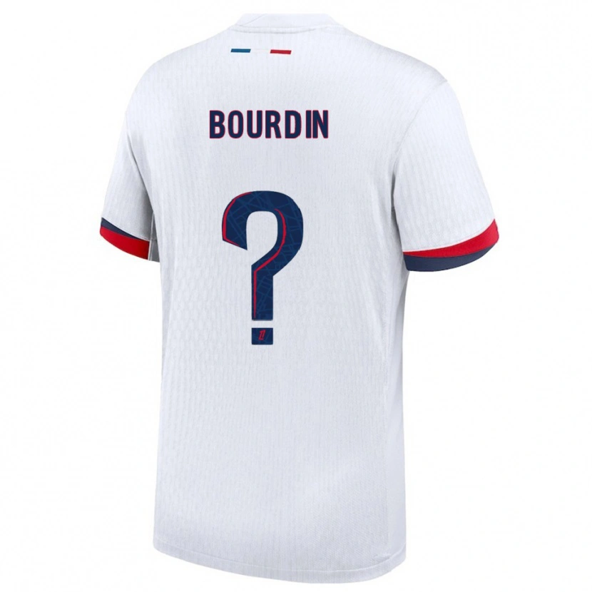 Danxen Pánské Paul Bourdin #0 Bílá Červená Daleko Hráčské Dresy 2025/26 Dres