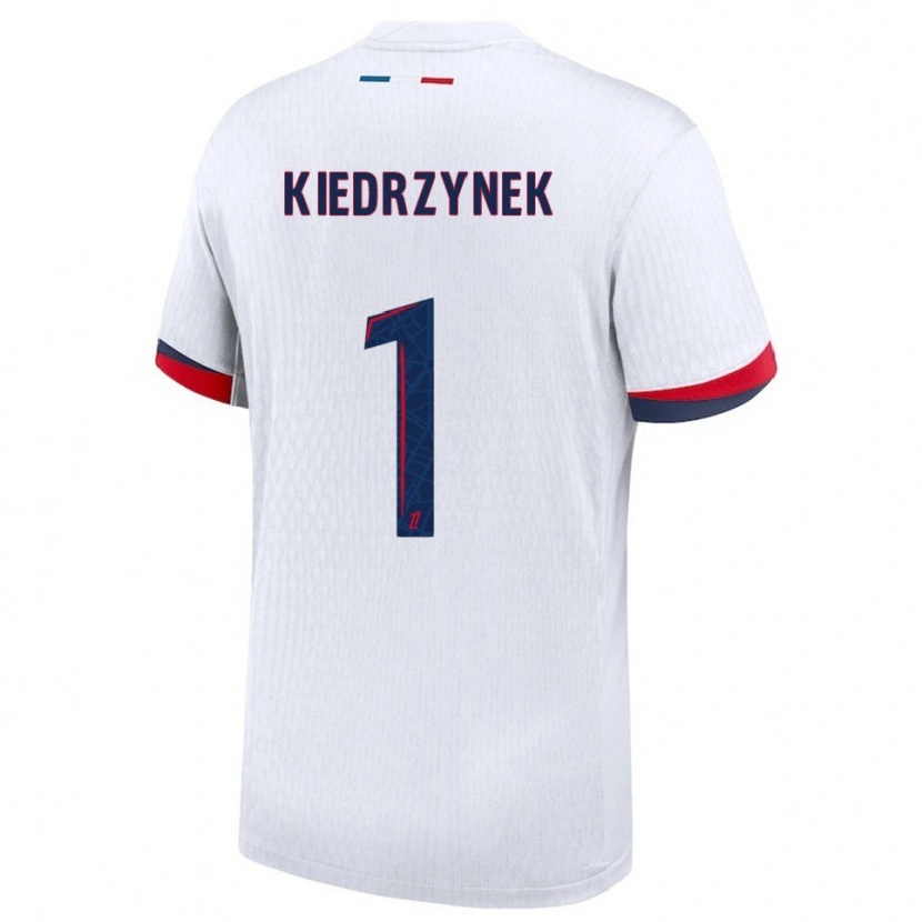 Danxen Pánské Katarzyna Kiedrzynek #1 Bílá Červená Daleko Hráčské Dresy 2025/26 Dres