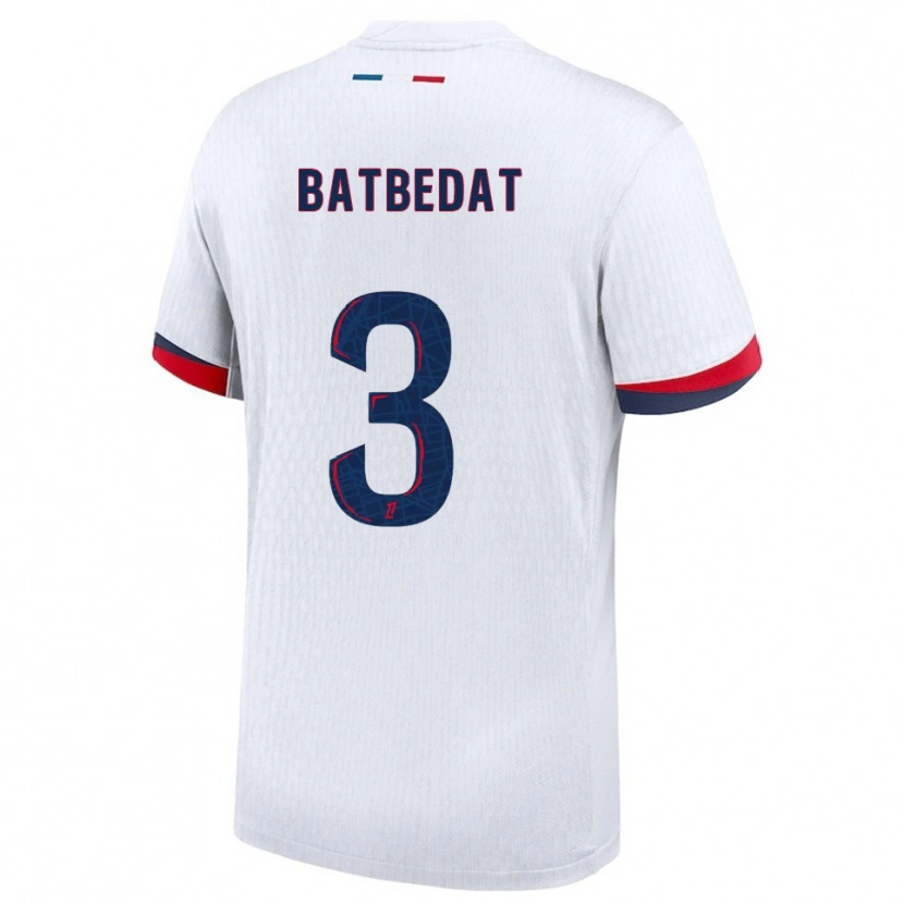 Danxen Pánské Lucas Batbedat #3 Bílá Červená Daleko Hráčské Dresy 2025/26 Dres