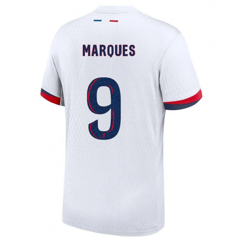 Danxen Pánské Daniel Marques #9 Bílá Červená Daleko Hráčské Dresy 2025/26 Dres