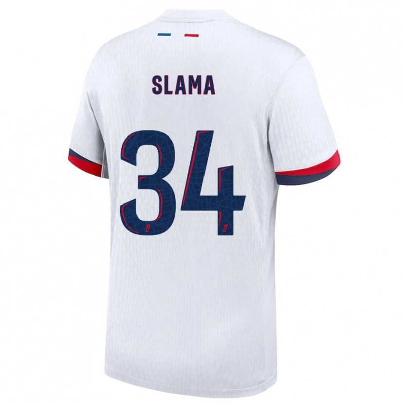 Danxen Pánské Wassim Slama #34 Bílá Červená Daleko Hráčské Dresy 2025/26 Dres