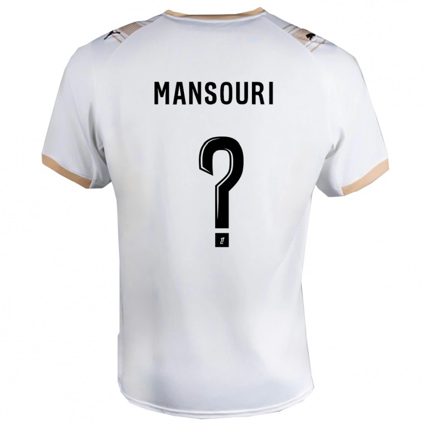 Danxen Pánské Keryane Mansouri #0 Bílá Černá Daleko Hráčské Dresy 2025/26 Dres