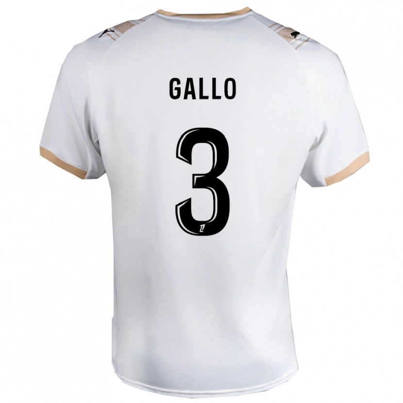 Danxen Pánské Noan Gallo #3 Bílá Černá Daleko Hráčské Dresy 2025/26 Dres