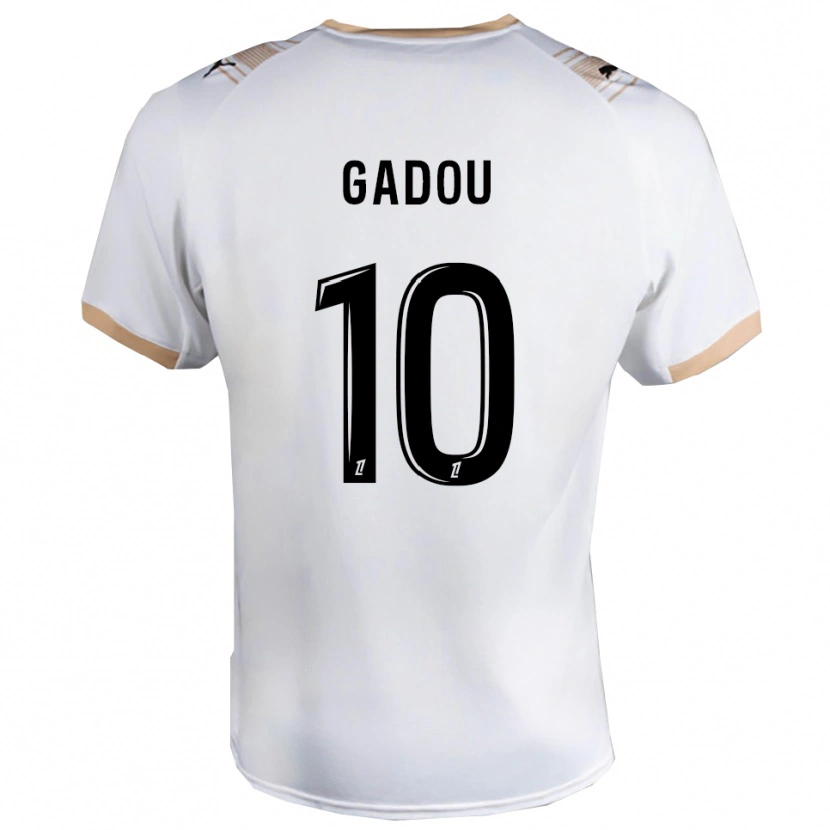 Danxen Pánské Arone Gadou #10 Bílá Černá Daleko Hráčské Dresy 2025/26 Dres