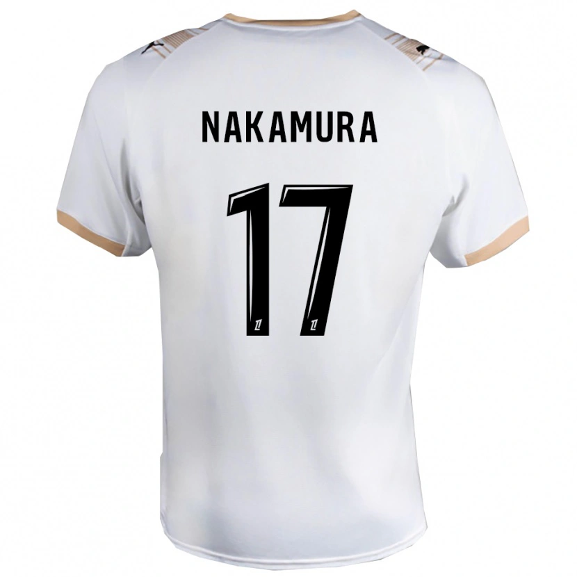 Danxen Pánské Keito Nakamura #17 Bílá Černá Daleko Hráčské Dresy 2025/26 Dres