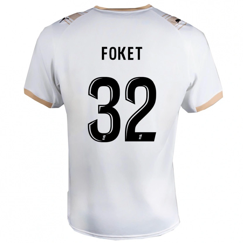 Danxen Pánské Thomas Foket #32 Bílá Černá Daleko Hráčské Dresy 2025/26 Dres