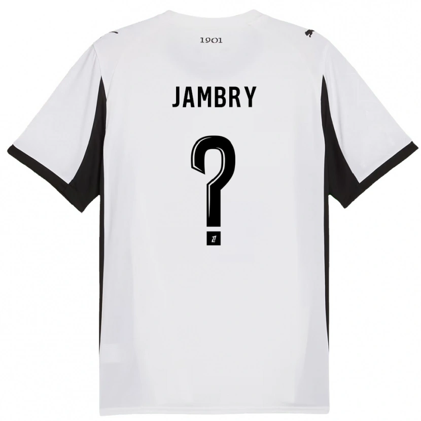 Danxen Pánské Melvin Jambry #0 Bílá Černá Daleko Hráčské Dresy 2025/26 Dres