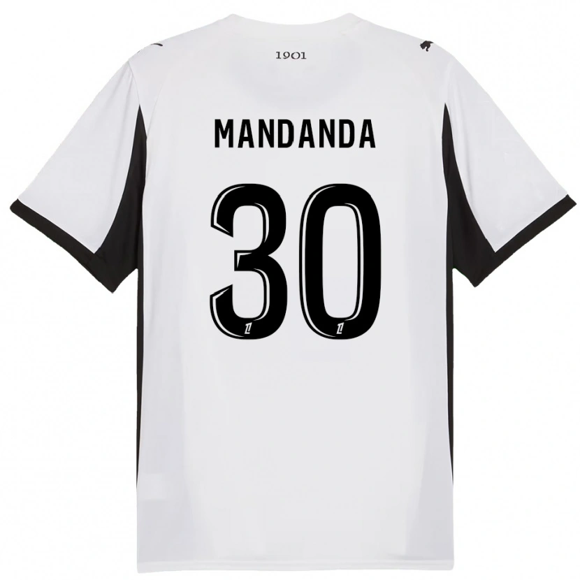 Danxen Pánské Steve Mandanda #30 Bílá Černá Daleko Hráčské Dresy 2025/26 Dres