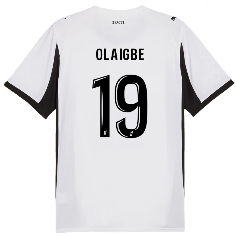 Danxen Pánské Kazeem Olaigbe #19 Bílá Černá Daleko Hráčské Dresy 2025/26 Dres