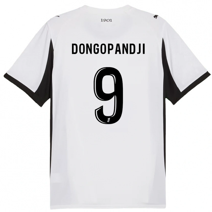 Danxen Pánské Kelvin Dongopandji #9 Bílá Černá Daleko Hráčské Dresy 2025/26 Dres