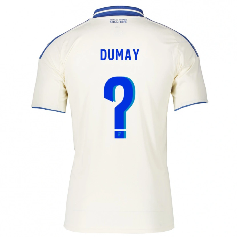 Danxen Pánské Yoann Dumay #0 Šampaňská Modrá Daleko Hráčské Dresy 2025/26 Dres