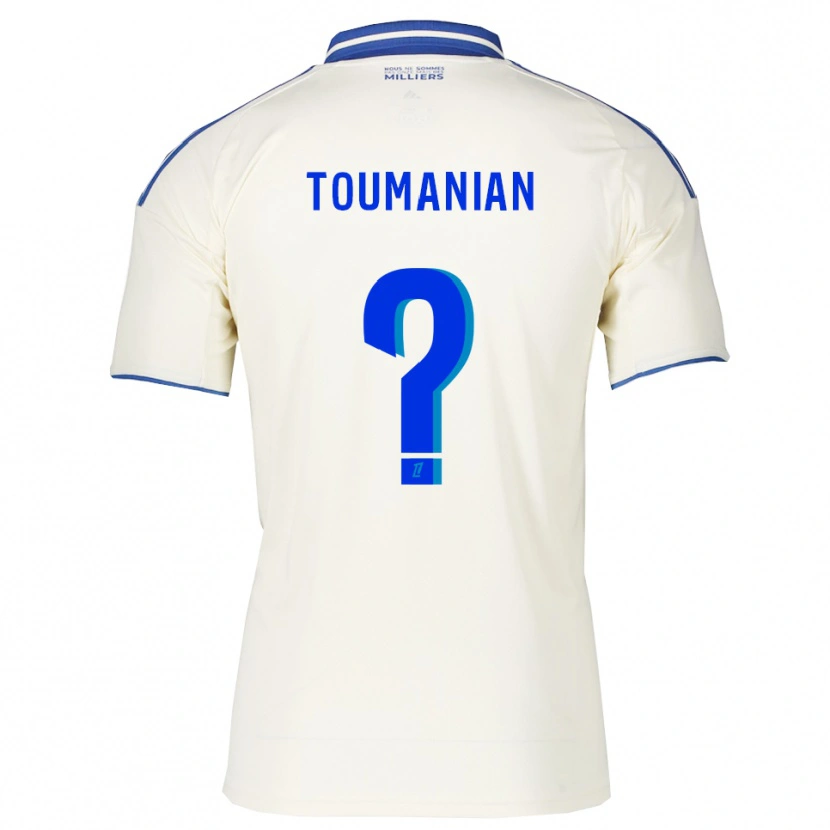 Danxen Pánské Anthony Toumanian #0 Šampaňská Modrá Daleko Hráčské Dresy 2025/26 Dres