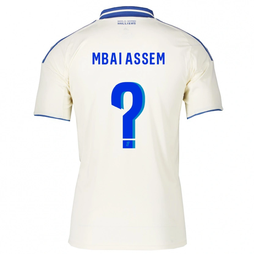 Danxen Pánské Chris Mbaï-Assem #0 Šampaňská Modrá Daleko Hráčské Dresy 2025/26 Dres