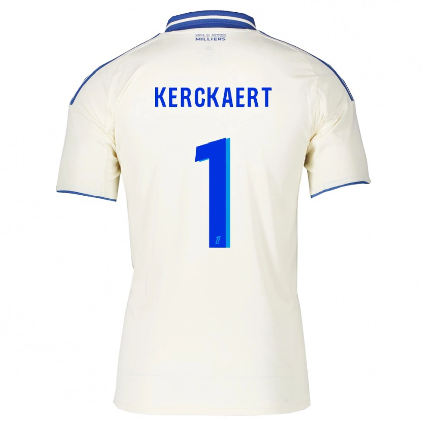 Danxen Pánské Gabriel Kerckaert #1 Šampaňská Modrá Daleko Hráčské Dresy 2025/26 Dres